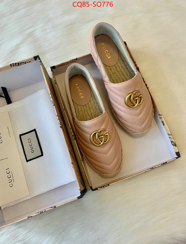 Women Shoes-Gucci,best quality replica , ID: SO776,$: 85USD