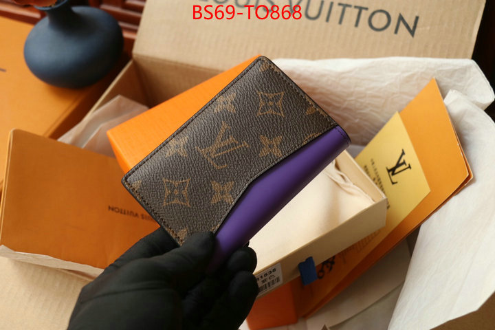 LV Bags(TOP)-Wallet,ID: TO868,$: 69USD