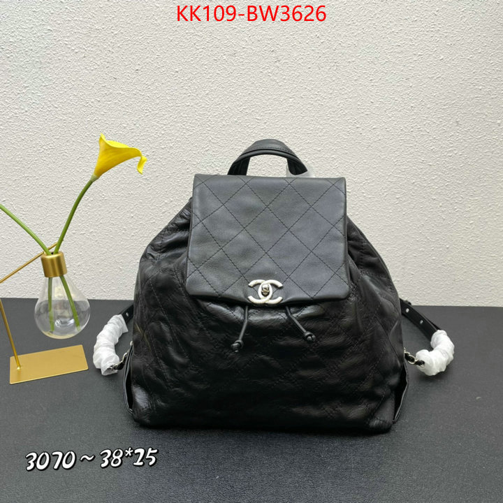 Chanel Bags(4A)-Backpack-,ID: BW3626,$: 109USD