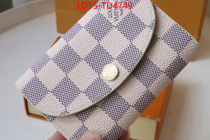 LV Bags(TOP)-Wallet,ID: TD4749,$: 55USD