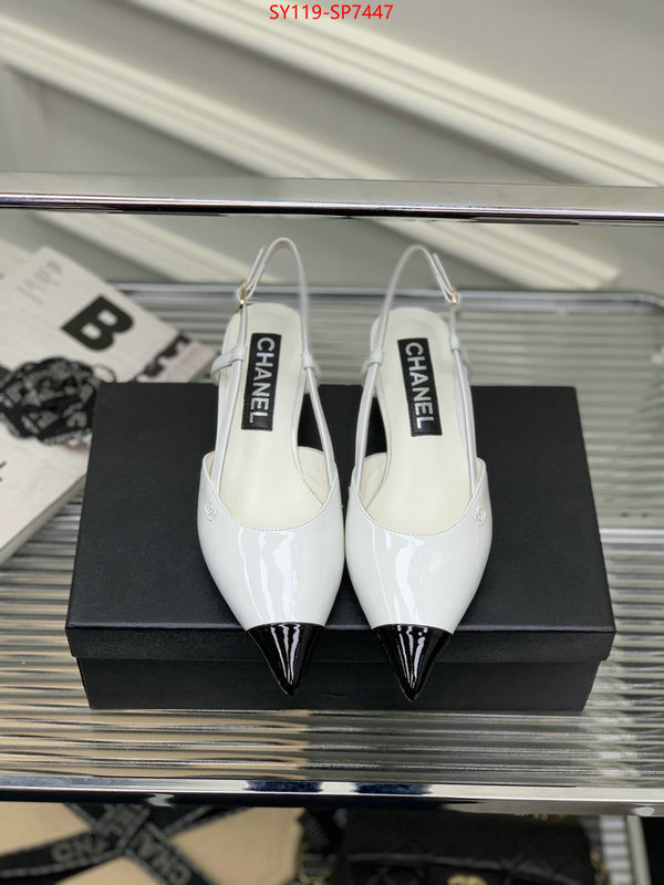 Women Shoes-Chanel,fake designer , ID: SP7447,$: 119USD