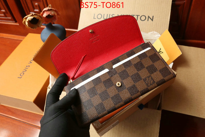 LV Bags(TOP)-Wallet,ID: TO861,$: 75USD