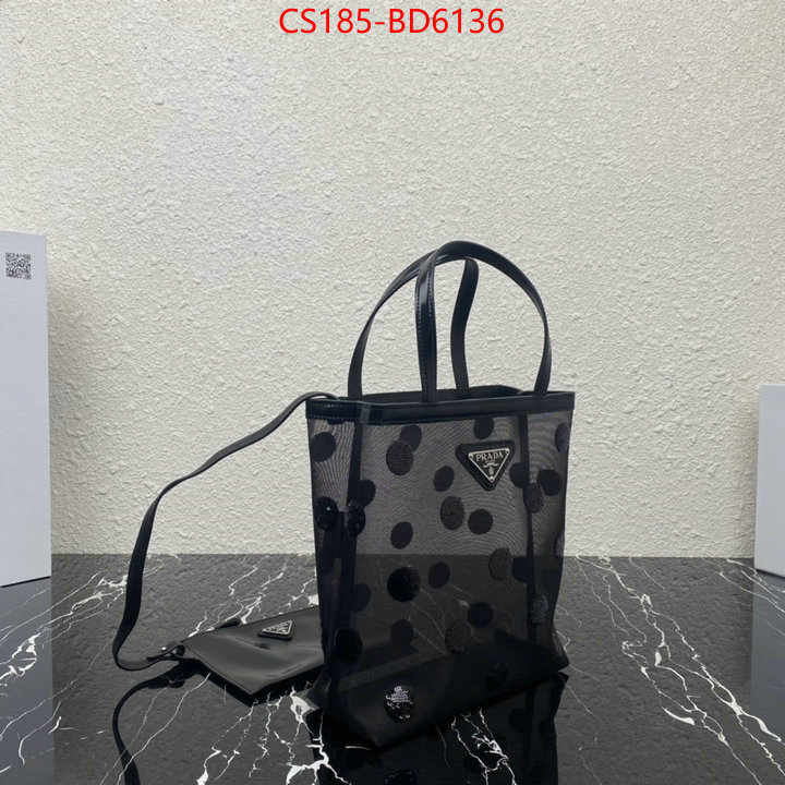 Prada Bags(TOP)-Handbag-,ID: BD6136,$: 185USD