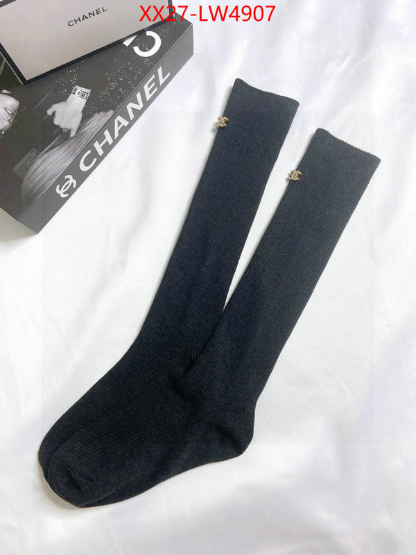 Sock-Chanel,where should i buy to receive , ID: LW4907,$: 27USD