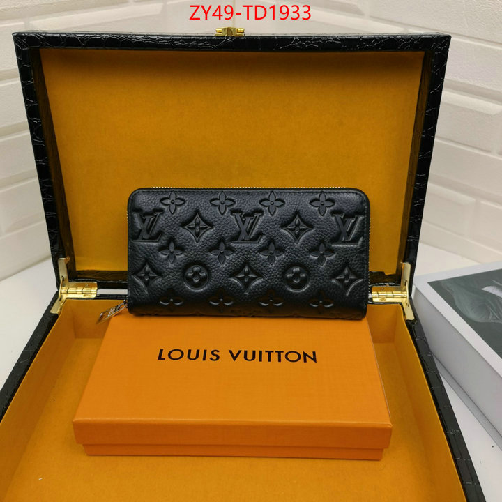 LV Bags(4A)-Wallet,ID: TD1933,$: 49USD