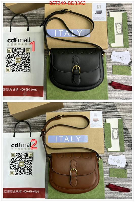 Gucci Bags(TOP)-Diagonal-,aaaaa+ quality replica ,ID: BD3362,$: 249USD