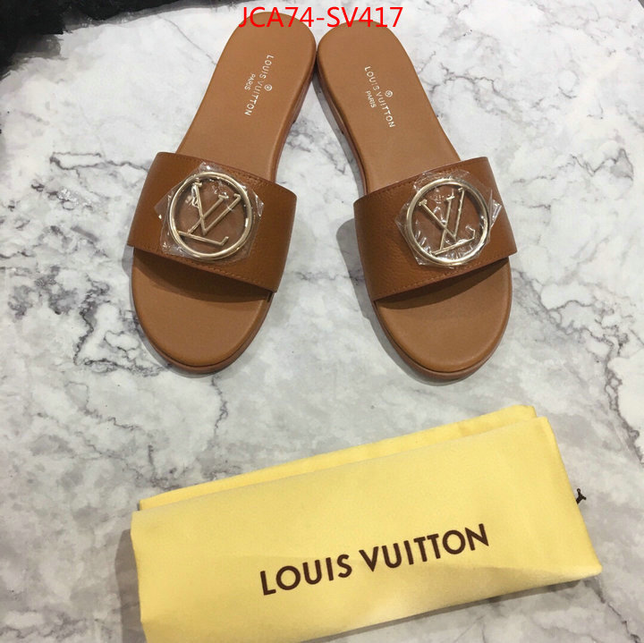 Women Shoes-LV,what 1:1 replica , ID: SV417,$:74USD