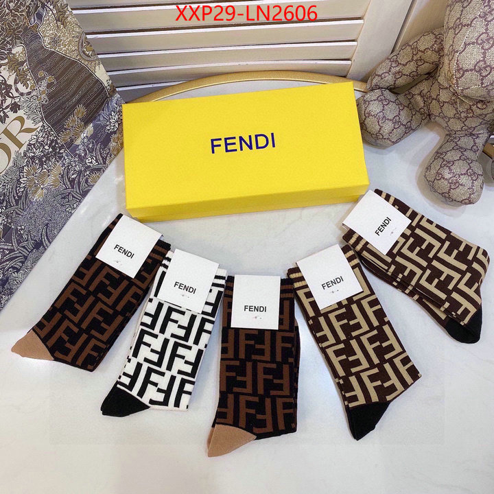 Sock-Fendi,buy 1:1 , ID: LN2606,$: 29USD
