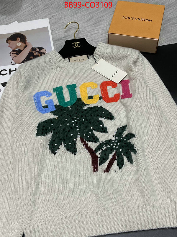 Clothing-Gucci,what is a 1:1 replica , ID: CO3109,$: 99USD