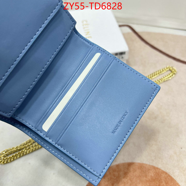 CELINE Bags(4A)-Wallet,replica wholesale ,ID: TD6828,$: 55USD