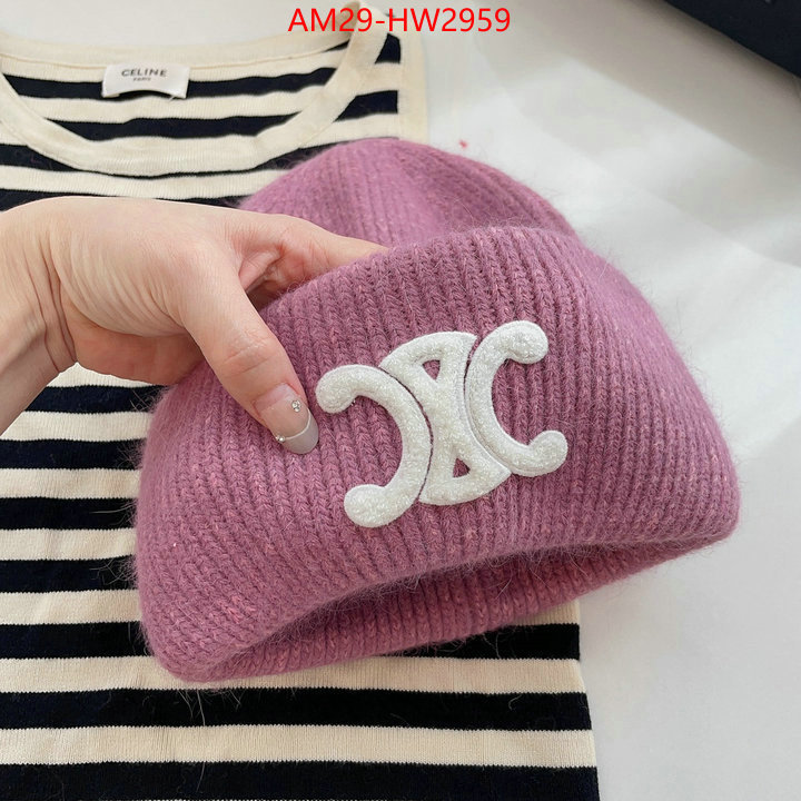 Cap (Hat)-Celine,brand designer replica , ID: HW2959,$: 29USD