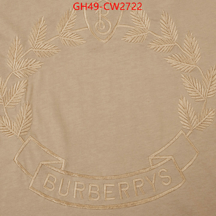 Clothing-Burberry,7 star quality designer replica , ID: CW2722,$: 49USD