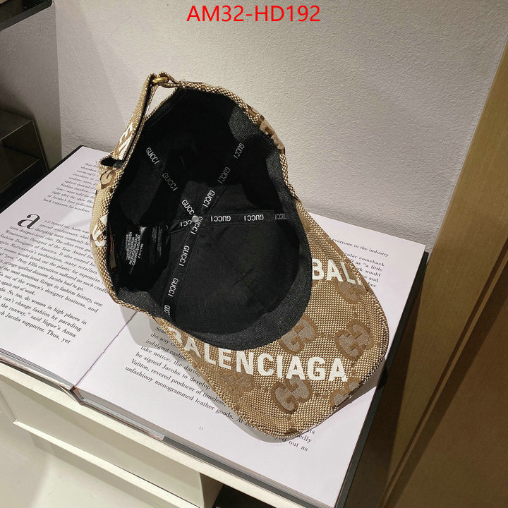 Cap (Hat)-Balenciaga,perfect quality designer replica , ID: HD192,$: 32USD