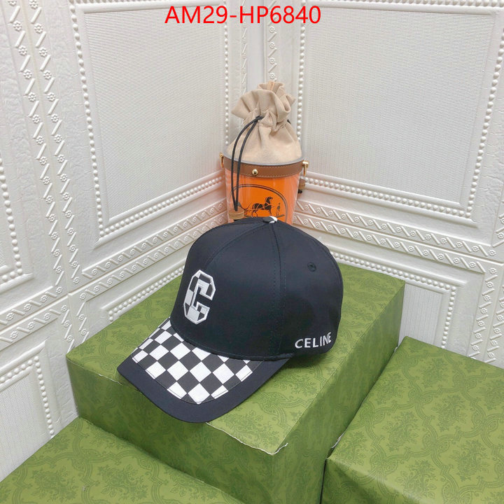Cap (Hat)-Celine,mirror copy luxury , ID: HP6840,$: 29USD