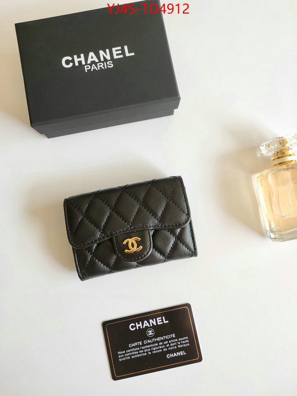 Chanel Bags(4A)-Wallet-,ID: TD4912,$: 45USD