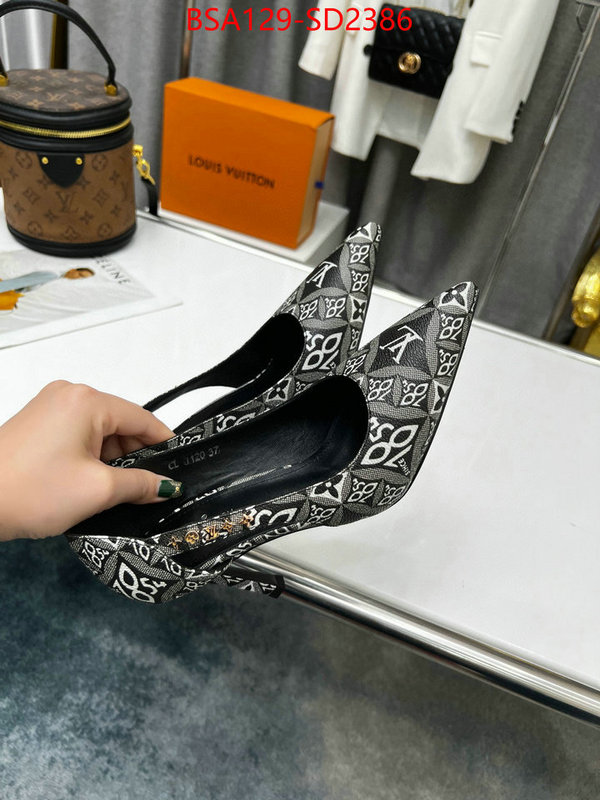 Women Shoes-LV,1:1 replica , ID: SD2386,$: 129USD