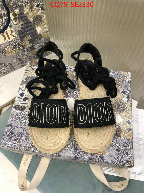 Women Shoes-Dior,top 1:1 replica , ID: SE2330,$: 79USD