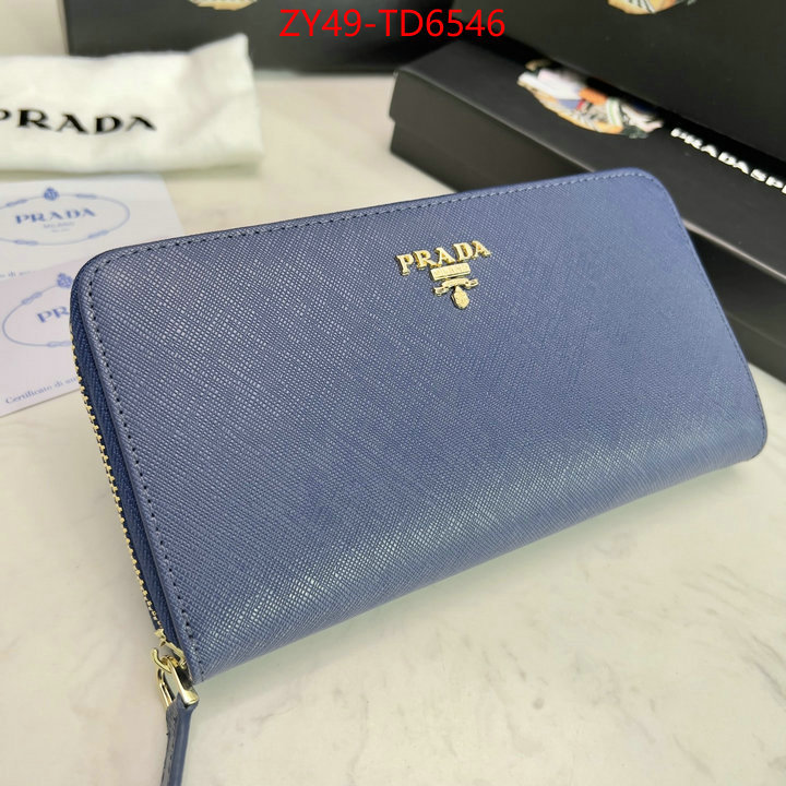 Prada Bags(4A)-Wallet,shop designer ,ID: TD6546,$: 49USD