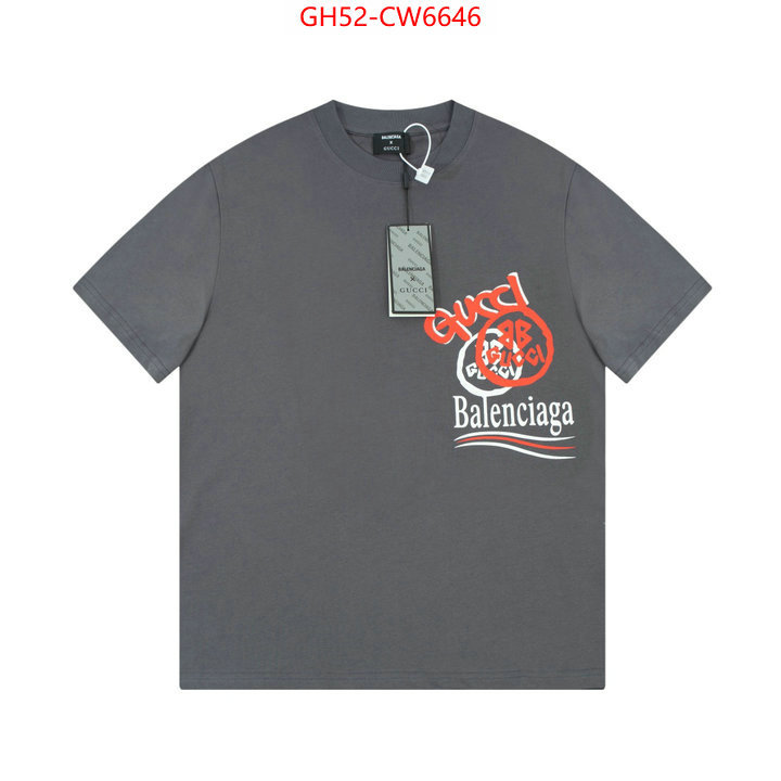 Clothing-Gucci,designer high replica , ID: CW6646,$: 52USD