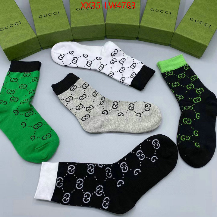 Sock-Gucci,fake aaaaa , ID: LW4783,$: 35USD