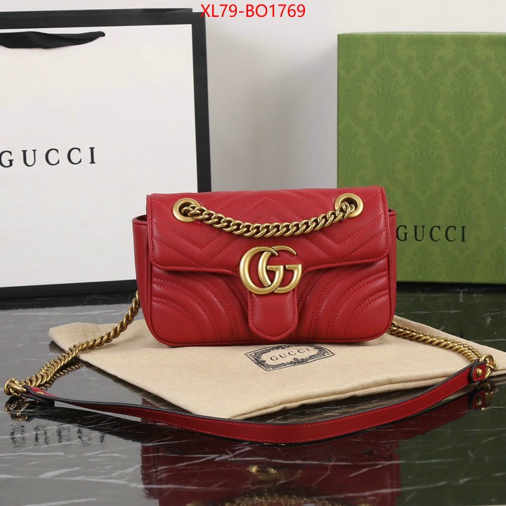 Gucci Bags(4A)-Marmont,buy the best high quality replica ,ID: BO1769,$: 79USD