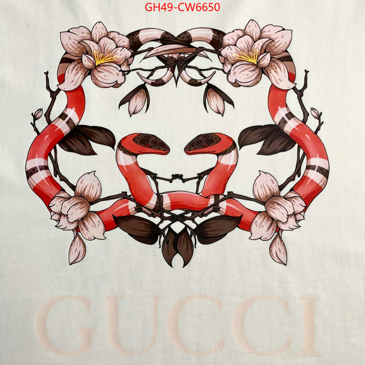 Clothing-Gucci,replica us , ID: CW6650,$: 49USD