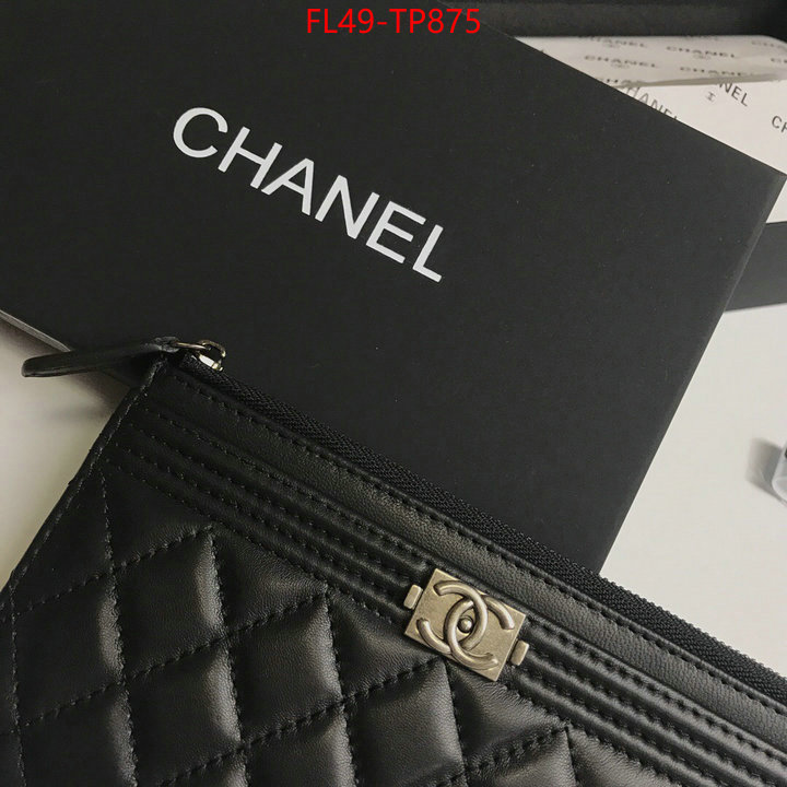 Chanel Bags(4A)-Wallet-,ID: TP875,$: 49USD
