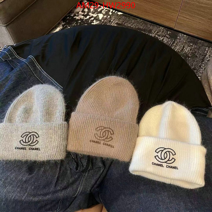 Cap (Hat)-Chanel,is it illegal to buy , ID: HW2990,$: 29USD