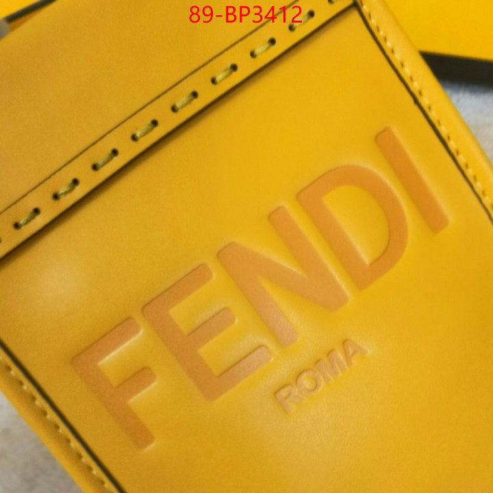 Fendi Bags(4A)-Sunshine-,high ,ID: BP3412,$: 89USD