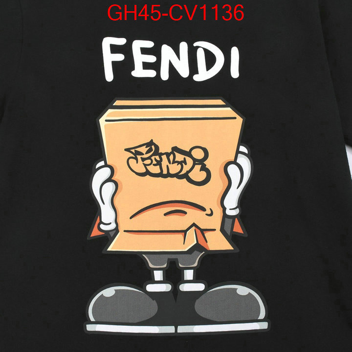 Clothing-Fendi,aaaaa customize , ID: CV1136,$: 45USD