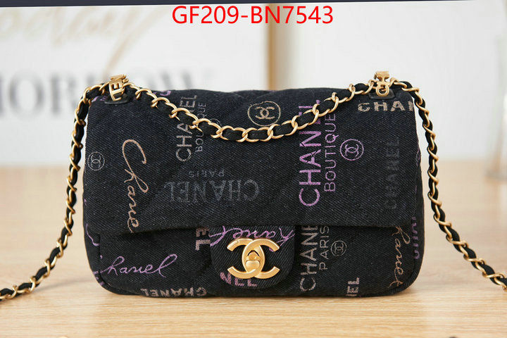 Chanel Bags(TOP)-Diagonal-,ID: BN7543,$: 209USD