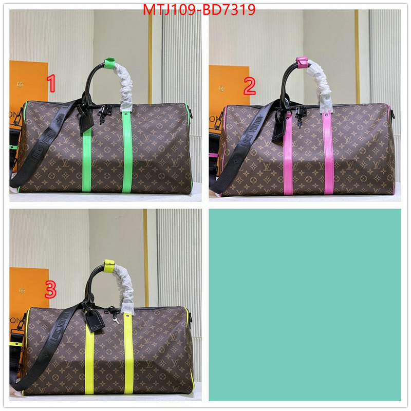 LV Bags(4A)-Keepall BandouliRe 45-50-,where quality designer replica ,ID: BD7319,$: 109USD