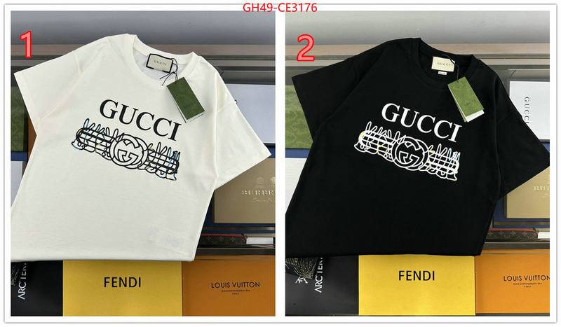 Clothing-Gucci,buy online , ID: CE3176,$: 49USD