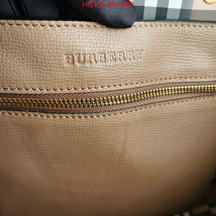 Burberry Bags(TOP)-Handbag-,1:1 clone ,ID: BN1989,$: 195USD