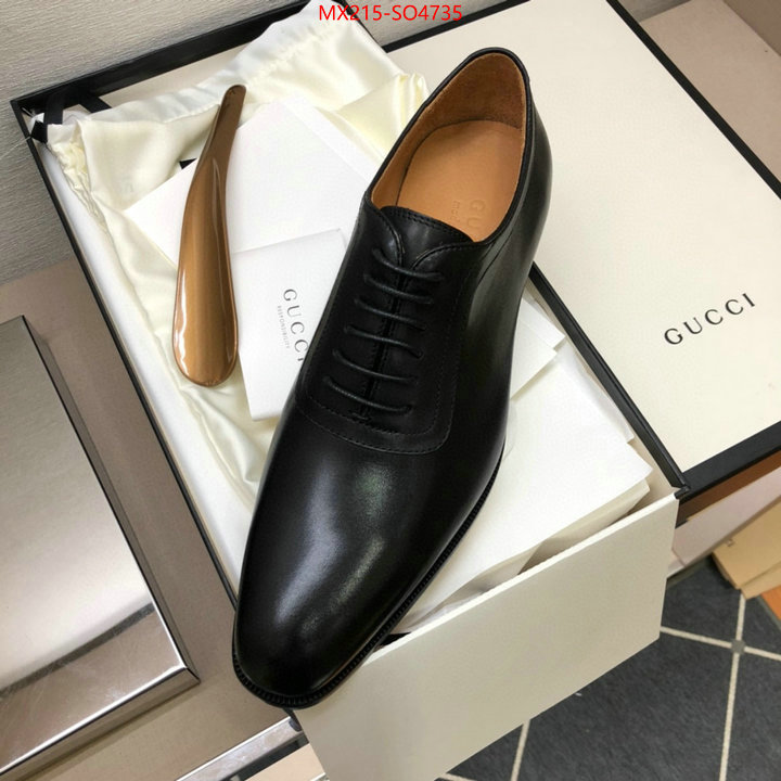 Men Shoes-Gucci,aaaaa , ID: SO4735,$: 215USD