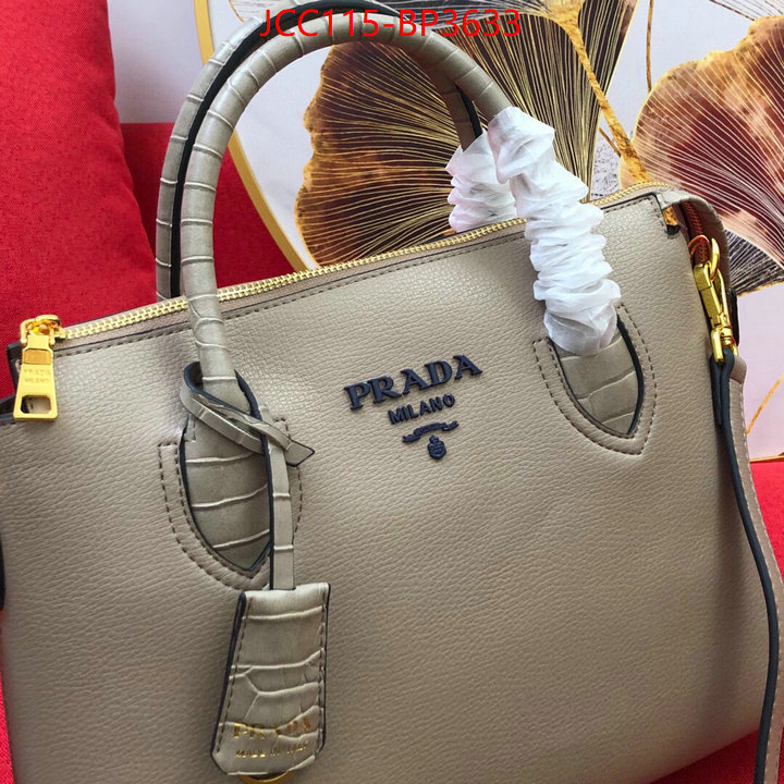 Prada Bags(4A)-Handbag-,outlet sale store ,ID: BP3633,$: 115USD