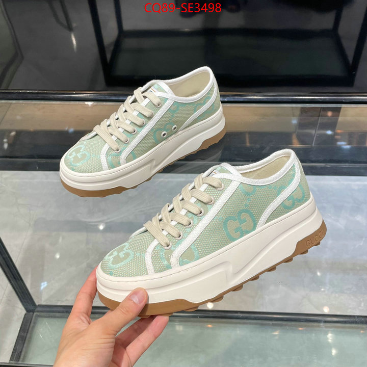 Women Shoes-Gucci,fake aaaaa , ID: SE3498,$: 89USD