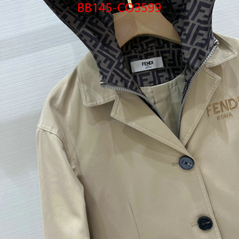 Clothing-Fendi,highest quality replica , ID: CO3599,$: 145USD