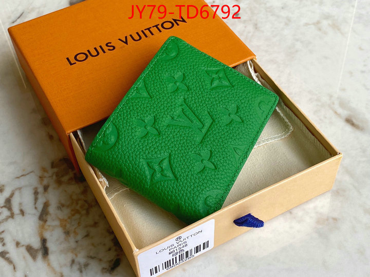 LV Bags(TOP)-Wallet,ID: TD6792,$: 79USD