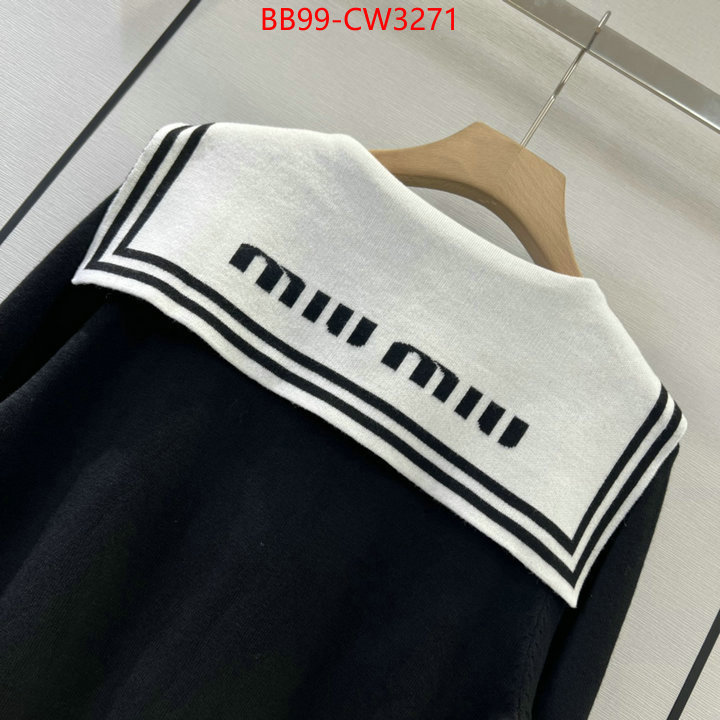 Clothing-MIU MIU,best aaaaa , ID: CW3271,$: 99USD