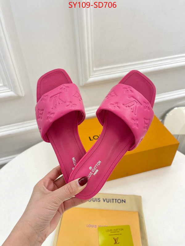 Women Shoes-LV,mirror copy luxury , ID: SD706,$: 109USD