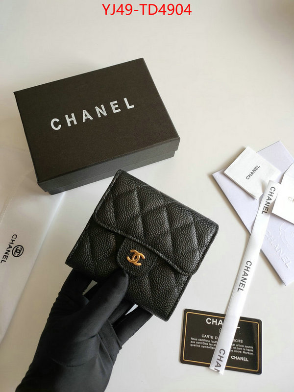 Chanel Bags(4A)-Wallet-,ID: TD4904,$: 49USD