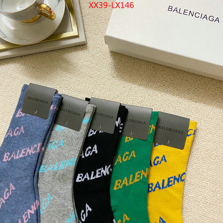 Sock-Balenciaga,replica for cheap , ID:LX146,$: 39USD