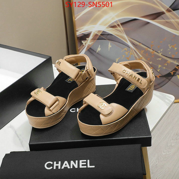 Women Shoes-Chanel,1:1 replica wholesale , ID: SN5501,$: 129USD