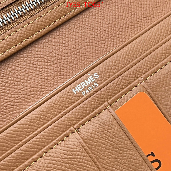 Hermes Bags(4A)-Wallet-,high quality replica ,ID: TO651,$: 55USD