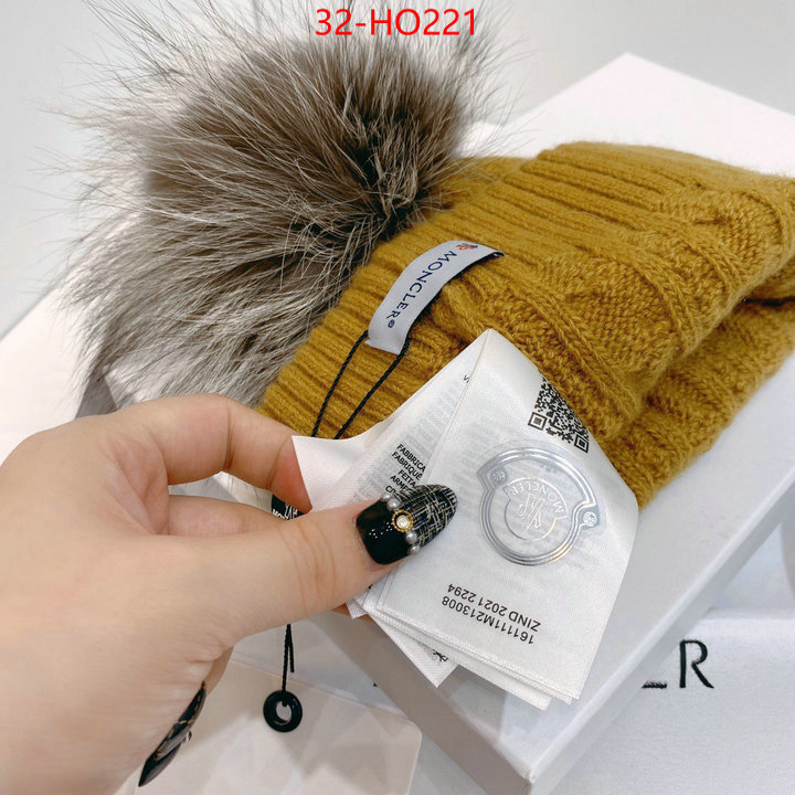 Cap (Hat)-Moncler,luxury 7 star replica , ID: HO221,$: 32USD