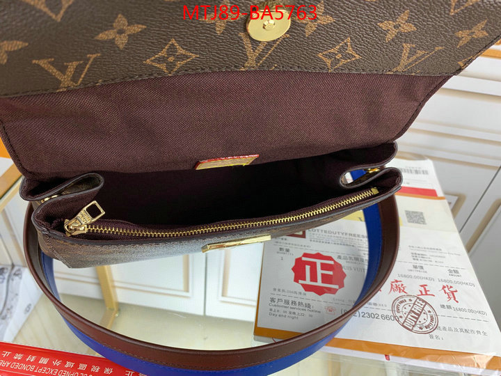 LV Bags(4A)-Handbag Collection-,ID: BA5763,$: 89USD