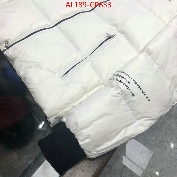 Down jacket Men-Moncler,same as original , ID: CP833,$:189USD