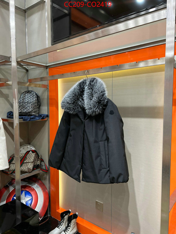Down jacket Women-Moncler,replica designer , ID: CO2419,$: 209USD