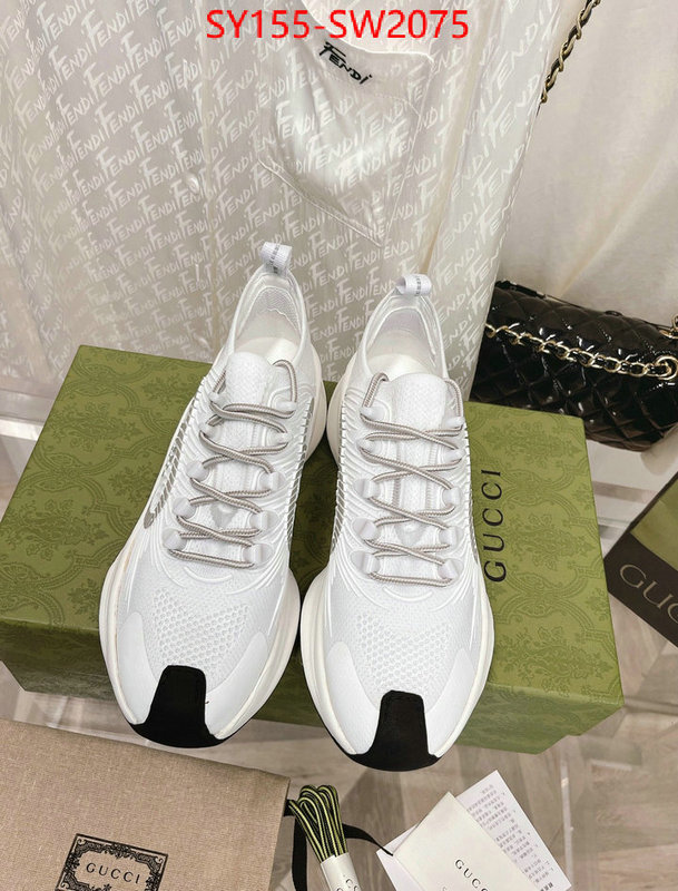 Men Shoes-Gucci,luxury fake , ID: SW2075,$: 155USD